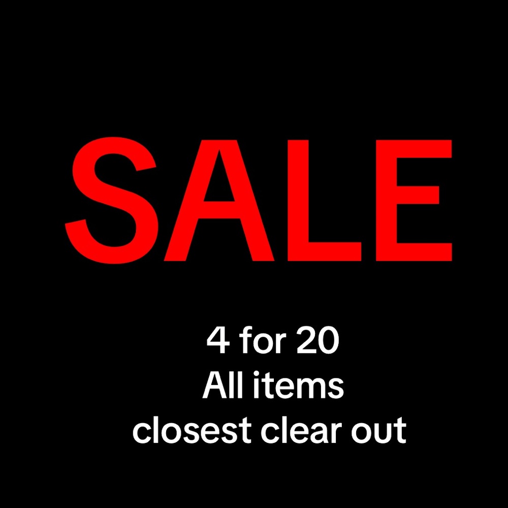 All items 4 for 20 bundle send offer